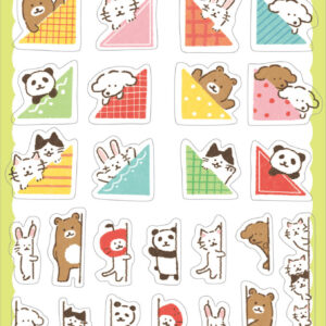 Furukawashiko Watashi-Biyori Sticker Hyokkori Animals
