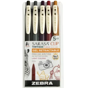 Zebra Sarasa Gel Pen 0.5mm Vintage Colour