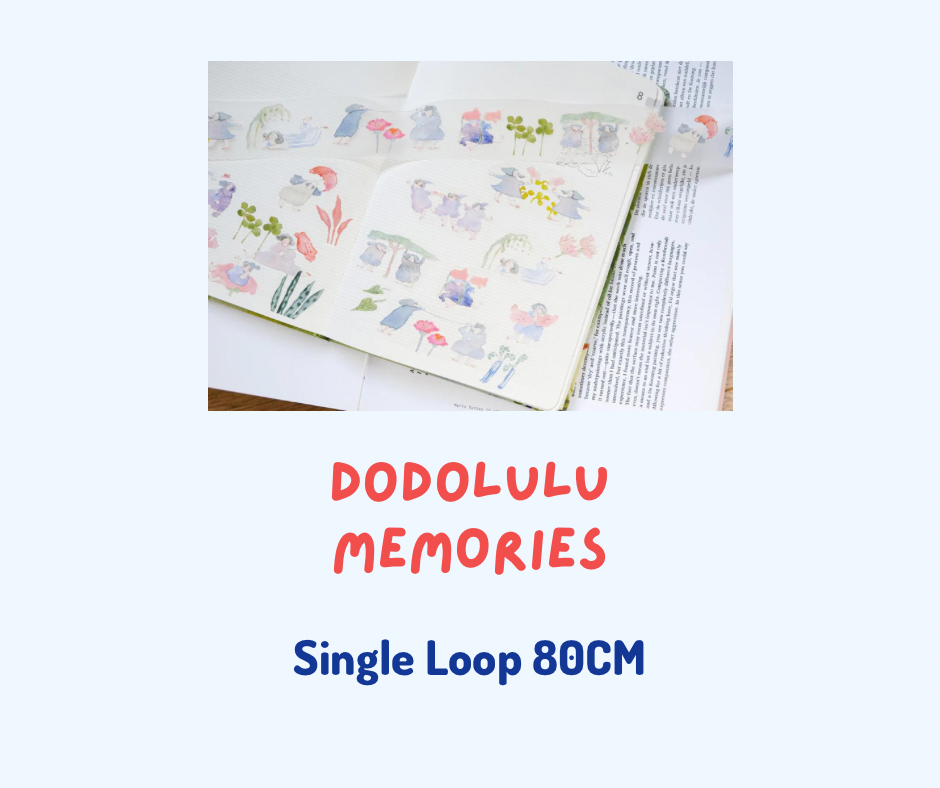 Dodolulu PET Tape - Memories | 80cm loop | dodolulu