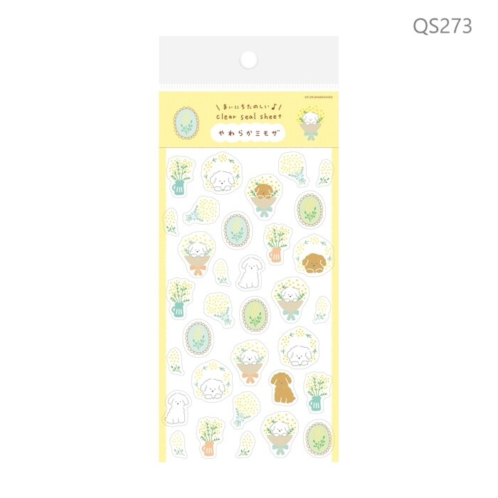 Furukawashiko spring's limited clear seal sheet (Hirahira Sakura,Hanrin Sakura,Soft Mimosa) - Image 4